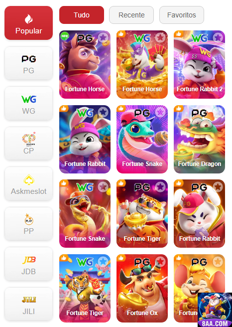 Experiência de Jogos 8aa.com